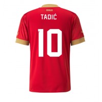 Koszulka piłkarska Serbia Dusan Tadic #10 Strój Domowy MŚ 2022 tanio Krótki Rękaw